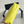 CC HOBO MINI 20CM YELLOW WHITE LAMBSKIN