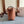 SMALL CABAS ANAÏS CUIR TRIOMPHE 28 IN BRONZE ORANGE GRAINED CALFSKIN
