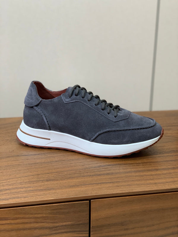 Sneaker LP Week-End Walk in pelle scamosciata grigia 984398