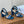 Sandales CD J'Adior à talons hauts 8 cm en toile de cuir de vachette bleue 793126