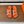 HM Kazimir Sandal Orange mix Gray Canvas Calfskin 293995