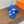 HM Kazimir Sandal Blue Gray Farbic Calfskin 293982