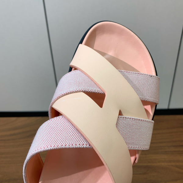 Sandalo HM Kazimir in pelle di vitello Farbic rosa pallido 293987