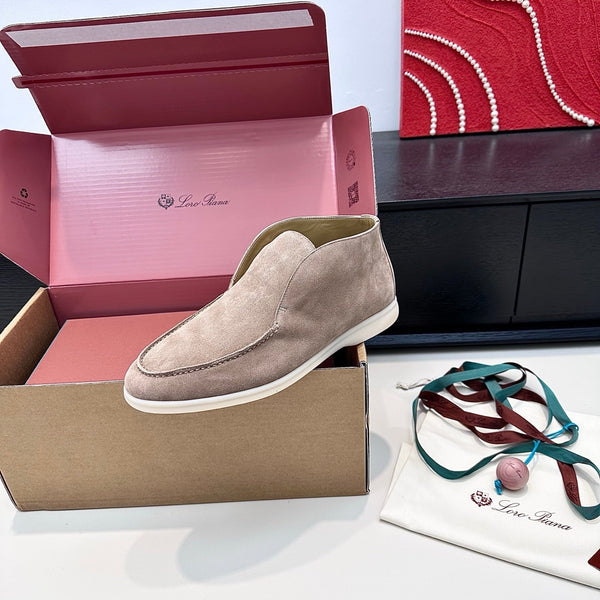 LP Open Walk Ankle Boot In Coffee Brown Suede 542336