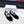 CD 26s Frost Ballet Flat In Black Cannage Suede And Calfskin