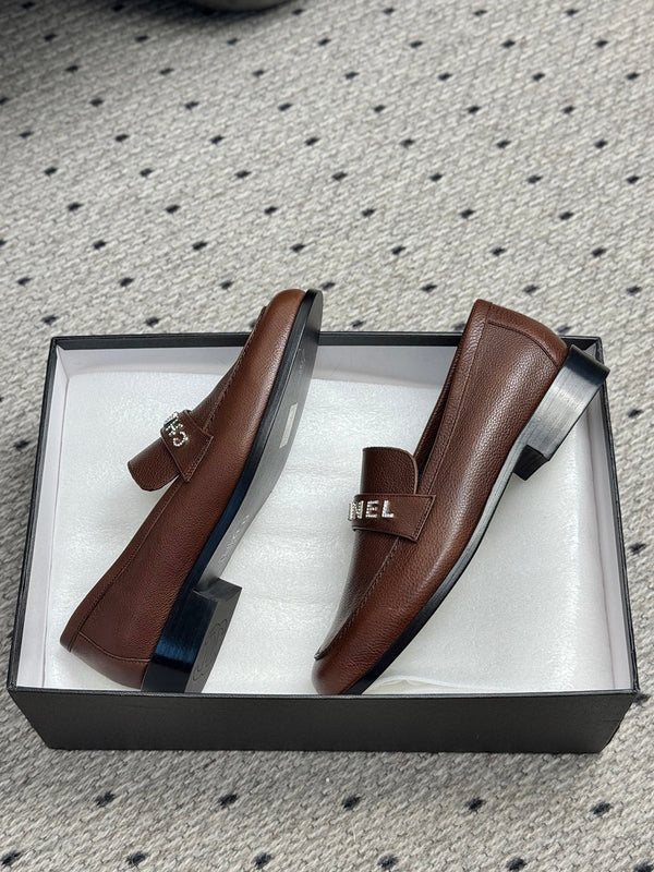 CC 25 Mocassino in pelle di vacchetta marrone scuro 329804