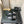 CC Claquettes plates Noir en raphia tressé Orné de cristaux 688668