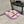 mule sandal 30 pink quilted waxed leather