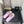 mule sandal 30 pink quilted waxed leather
