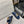 mule sandal 30 blue quilted waxed leather
