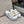mule sandal 95 white quilted waxed leather