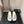 mule sandal 95 white quilted waxed leather