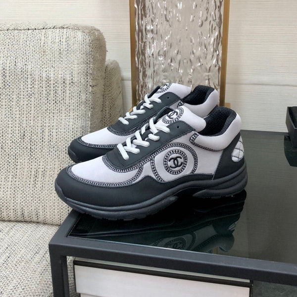 CC Sneaker Grigio Tessuto Nero
