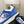 CC Sneaker In Blue Mix White Suede
