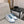 CC Sneaker Blue Mix White Cowhide