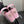 CC 26s Sandale à Plateforme Rose Clair Raffia Peau de Mouton 688696