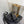 CC 26s Platform Sandal Black Raffia Sheepskin 688697