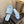 CC 26s Platform Slide Light Blue Raffia Sheepskin 688701