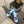 Sandales à plateforme CC 26s en peau de mouton bleu clair et noir 688704