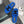 CC 26s Shearling Slide Flat Mules Blue Black Wool 128095