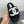 CC 26s Shearling Slide Flat Mules Black White Wool 128101