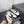 CC 26s Shearling Slide Flat Mules White Black Wool 128102