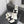 CC 26s Shearling Square Toe Sandals White Black Wool 128093