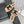 CC 26s Shearling Square Toe Sandals Beige Black Wool 128090