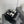 CC 26s Shearling Square Toe Sandals Black White Wool 128094