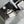 CC Top Handle Long Vanity Case 19.5cm Black White Lambskin