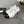 MARY JANE WHITE MIX BLACK LAMBSKIN ATTACH METAL