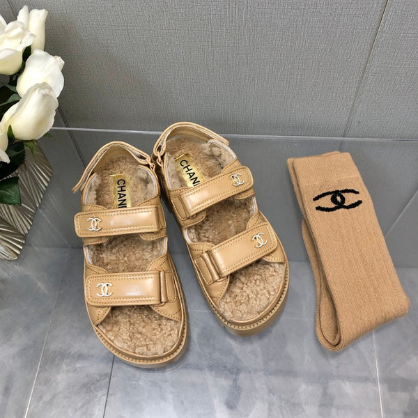 SANDALO DAD IN PELLE DI AGNELLO GIALLA CREMA