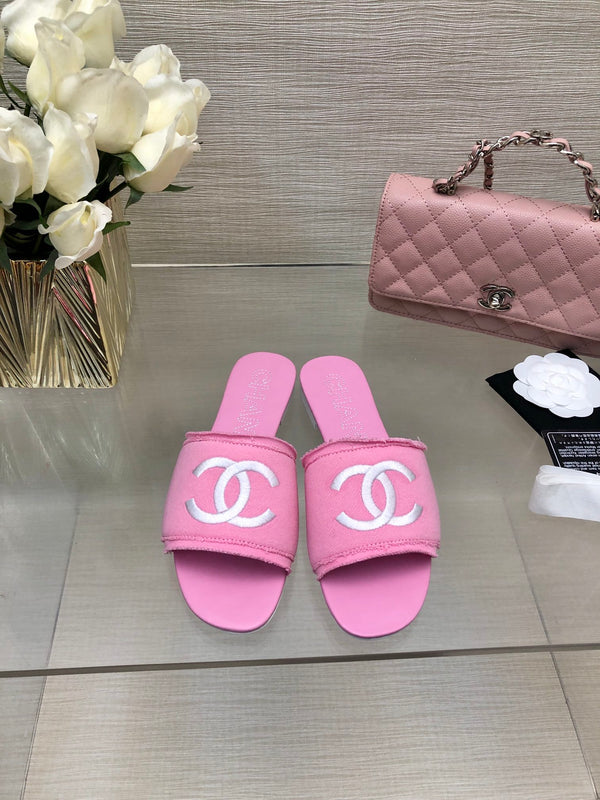 Ciabatte CC 25C Tessuto Rosa Materiale 212967