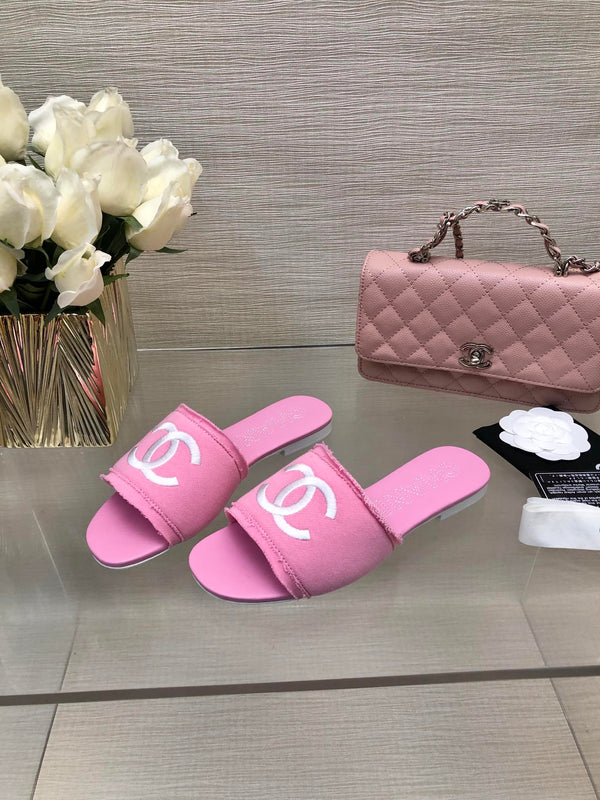 Ciabatte CC 25C Tessuto Rosa Materiale 212967
