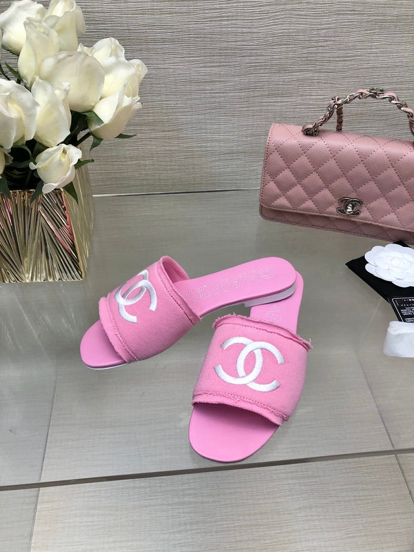 Ciabatte CC 25C Tessuto Rosa Materiale 212967
