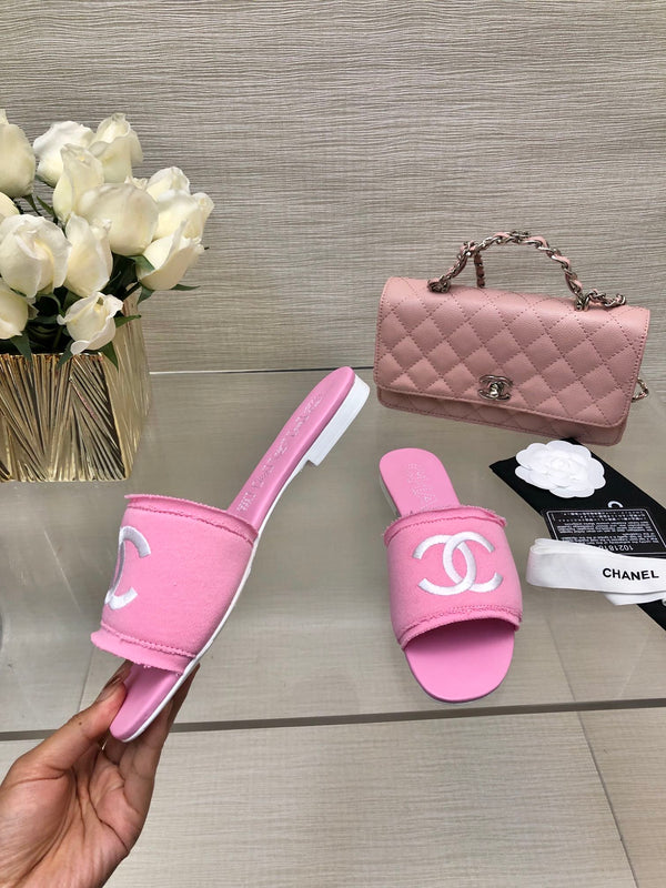 Ciabatte CC 25C Tessuto Rosa Materiale 212967