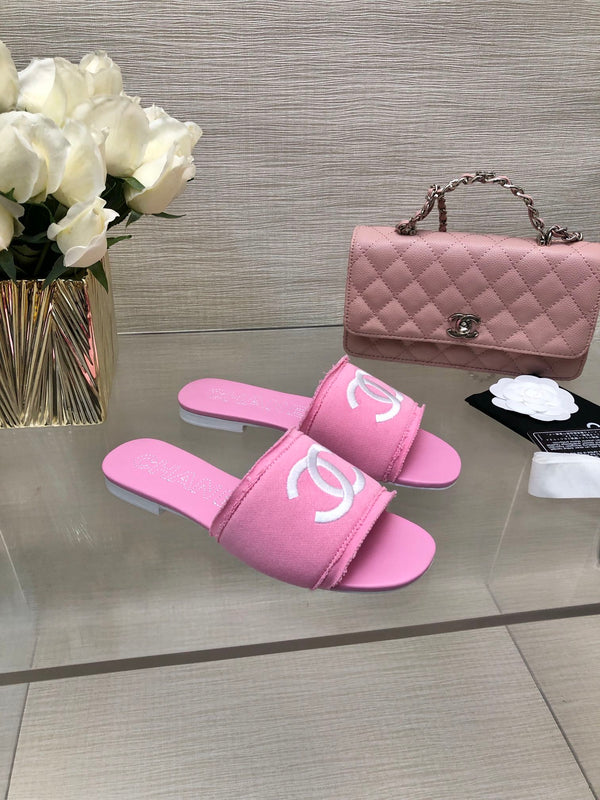 Ciabatte CC 25C Tessuto Rosa Materiale 212967