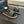 Double C Wood Grain Platform Slippers Black Wool