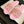 mule sandal pink raffia