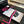 sandalo mulo 45 nero rosa tessuto ricamo
