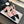 slingback 65 rosa nero vitello glitter