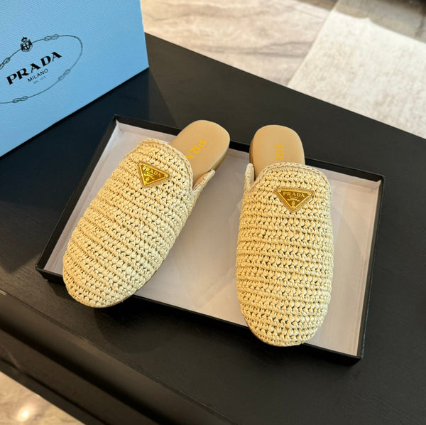 MULES PRA CROCHET IN AGNELLO BEIGE