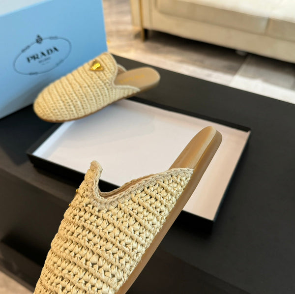 MULES PRA CROCHET IN AGNELLO BEIGE