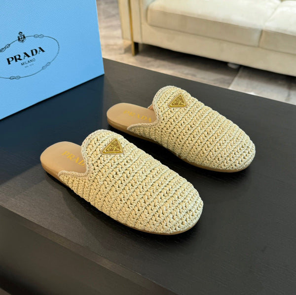 MULES PRA CROCHET IN AGNELLO BEIGE