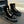 CC HIGH-TOP BOOTS IN BLACK SUEDE AND CALFSKIN WITH PEARL CHAIN