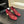 SANDALI CON TACCO ALTO 85 MM IN CAMOSCIO E RETE ROSSO CILIEGIA