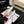 CC 26s Métiers d'Art Mule à bout pointu en peau de mouton blanc rose 700620