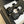 Sandales Double C en peau de mouton noire CC 26C