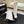 CC 26s Chunky Heel Trouser Boots Black White Sheepskin 673038