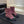CC 26s Combat Boots Quilted Burgundy Suede Black Patent Calfskin 957757